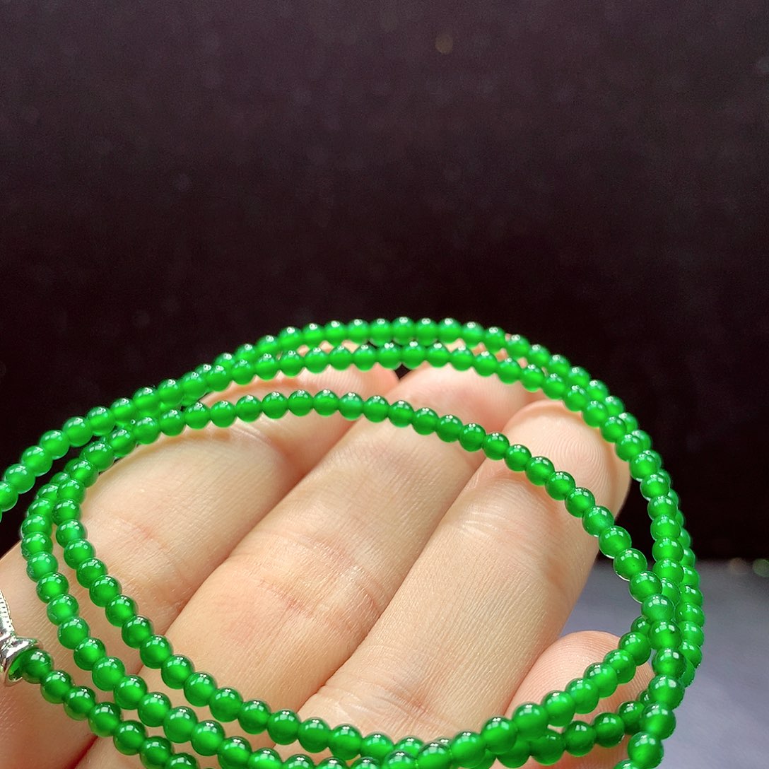 翡翠手链未镶嵌项链