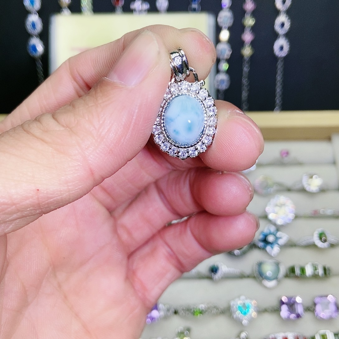 【闪购商品】未镶嵌针钠钙石（海纹石）吊坠(不含链)