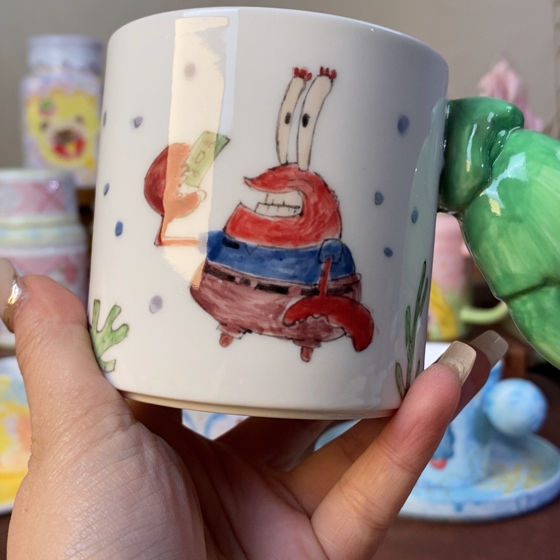 杯景德镇手绘水杯