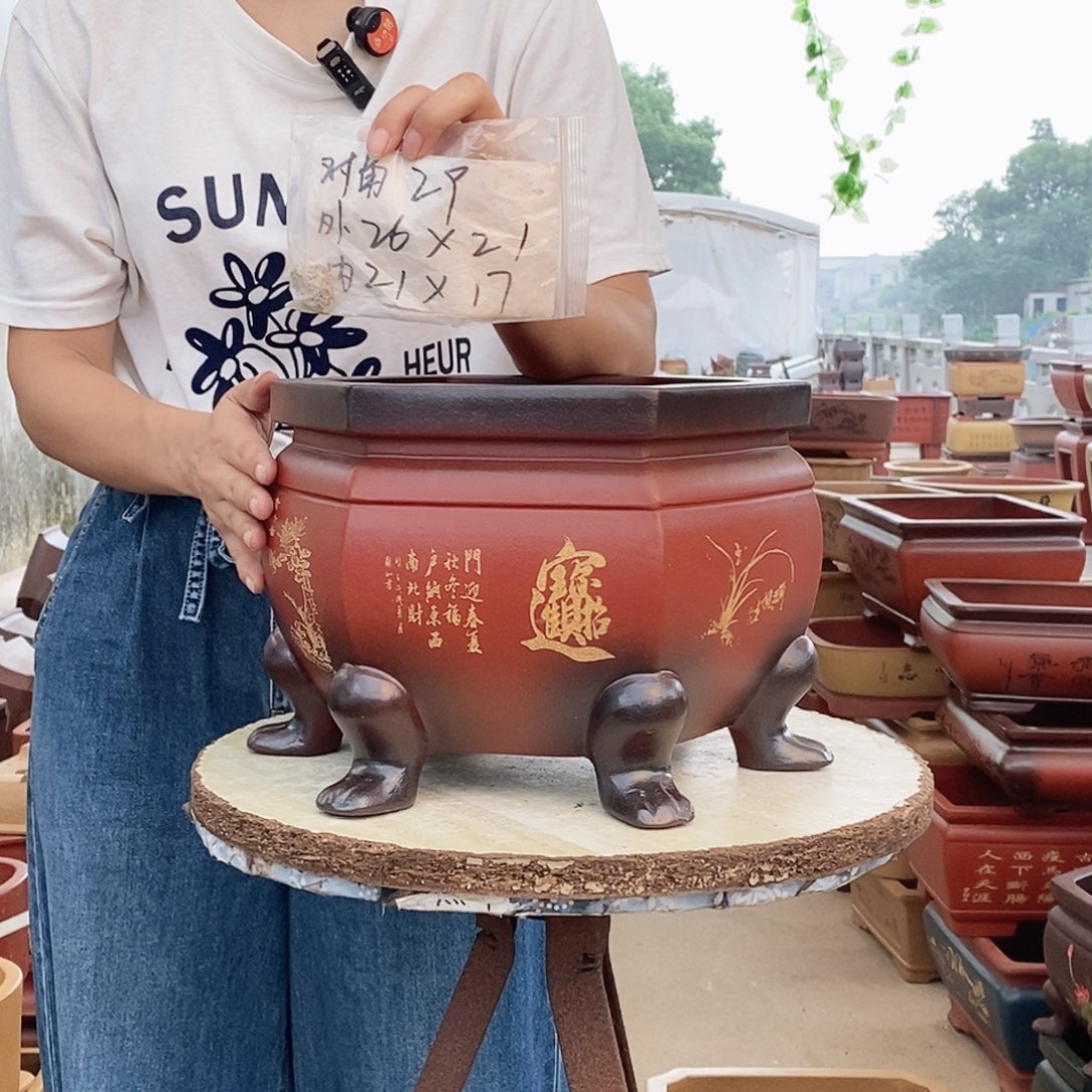 花盆段泥紫砂花盆