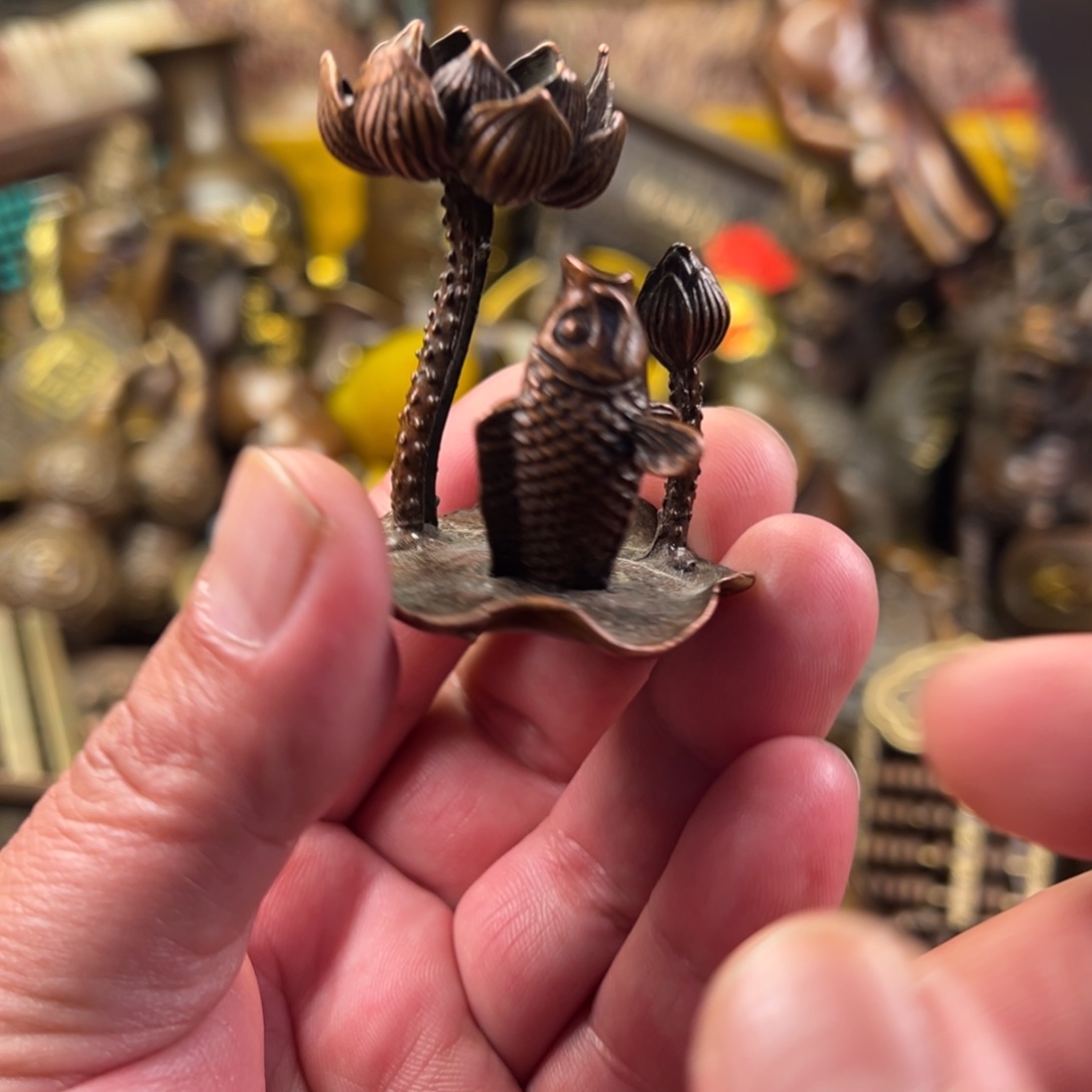 茶壶香炉铜器摆件