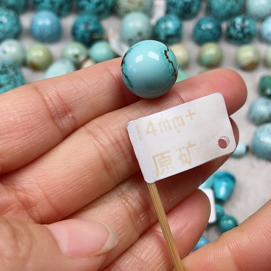 未镶嵌绿松石珠宝半成品