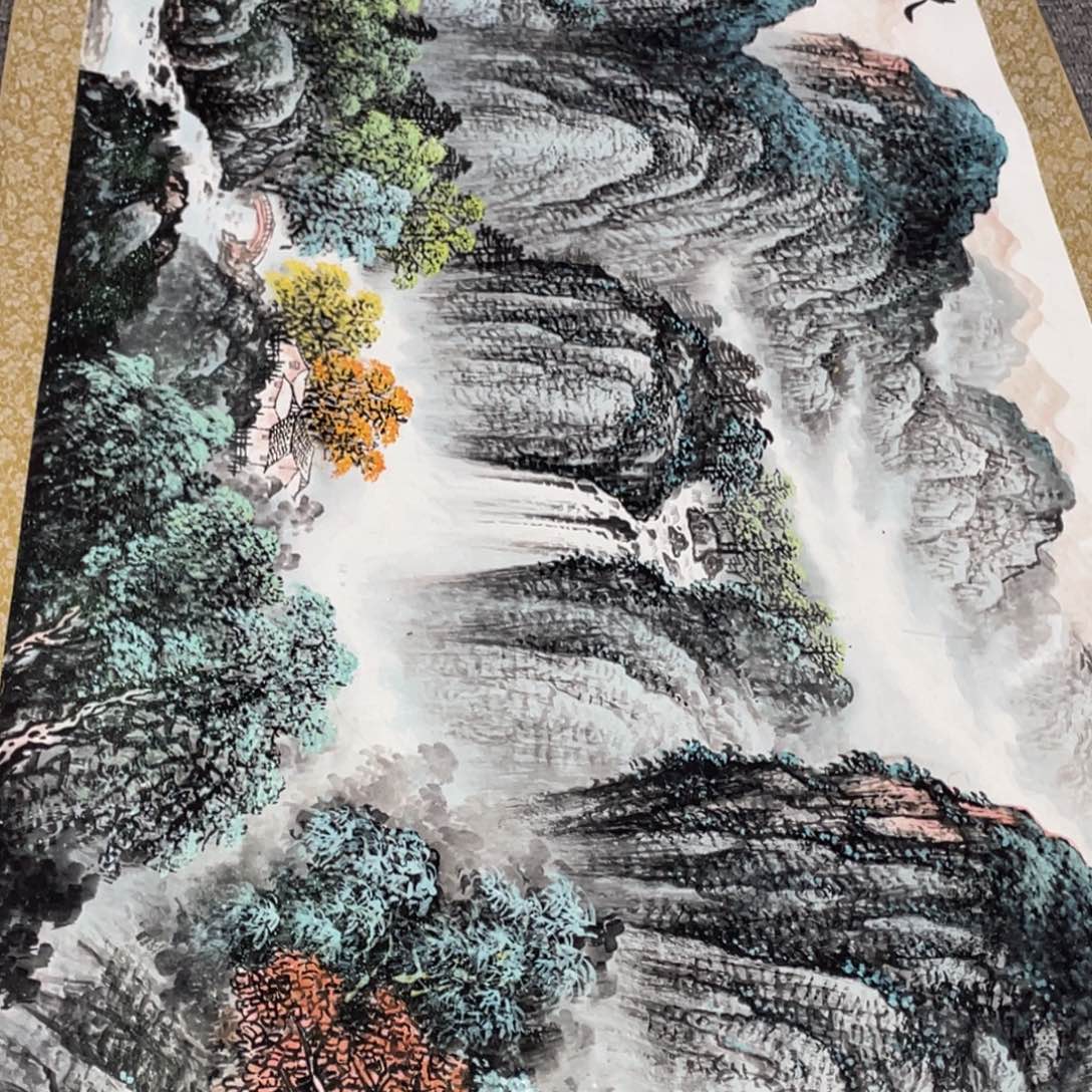 国画老师手笔手绘作品n