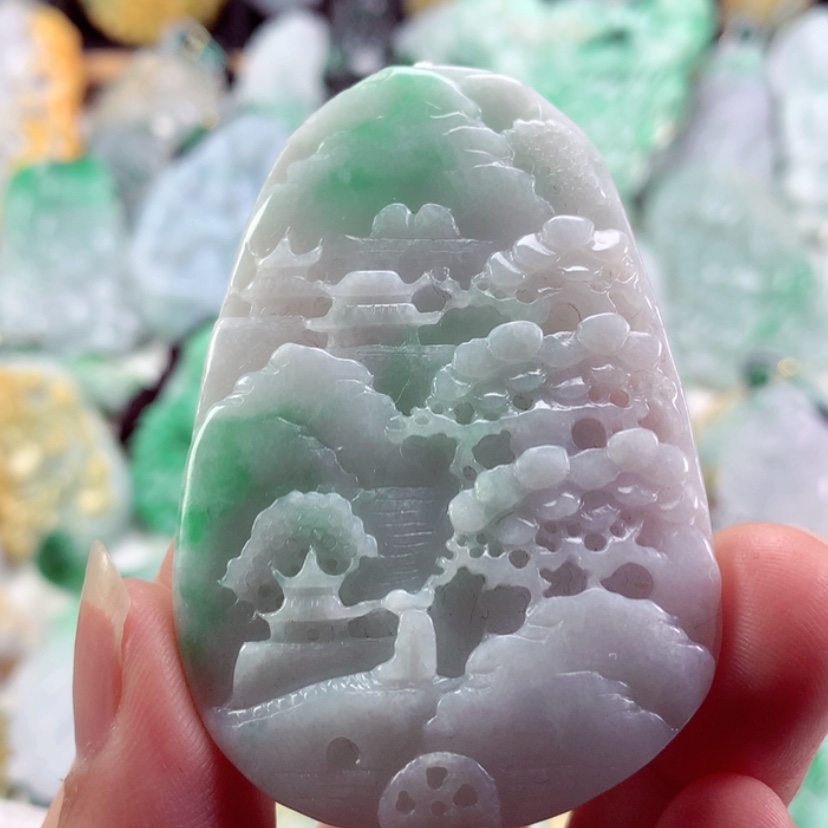 【闪购商品】翡翠吊坠(不含链)未镶嵌