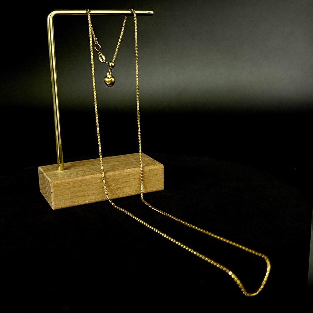 【二姐甑选】18K金灯笼调节链@多样性发其一CP/约2.7g