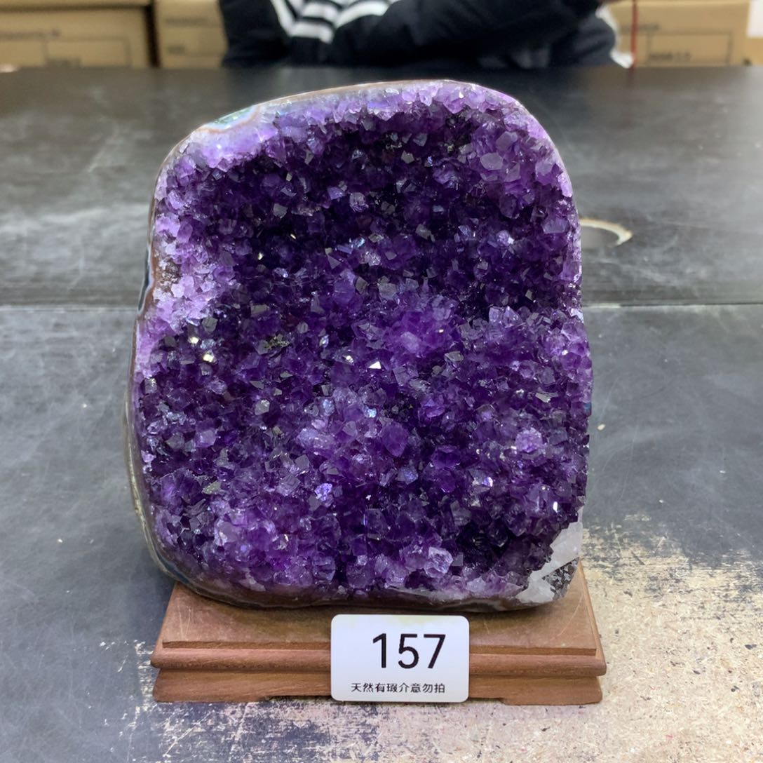水晶摆件未镶嵌紫晶157