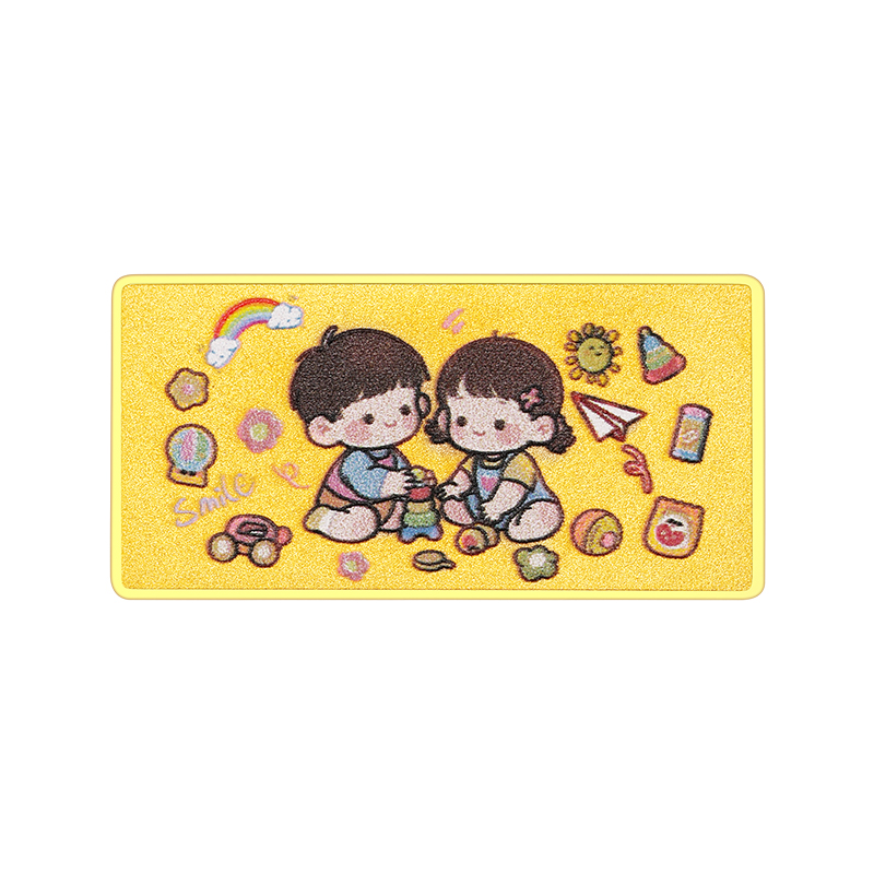 【新年好礼】周大生宝贝成长纪念足金金钞 | 周岁生日礼 成长印记 