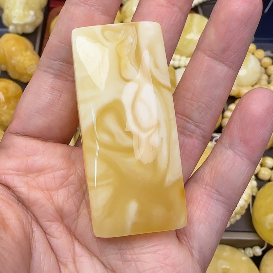 蜜蜡颈饰未镶嵌天然蜜蜡