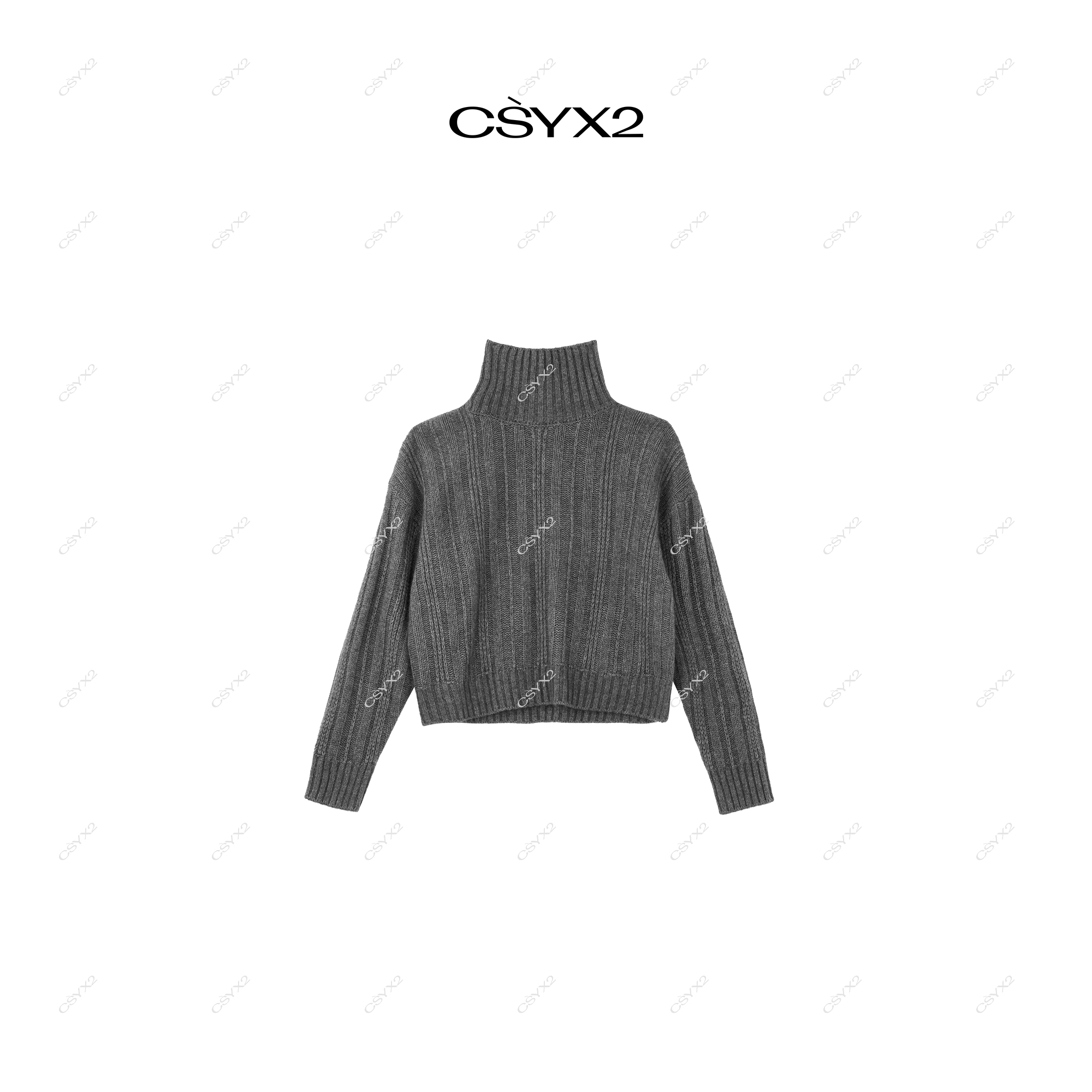 CsyX2-2025A/W 秋冬新品 高领长袖毛衣CA4DM154