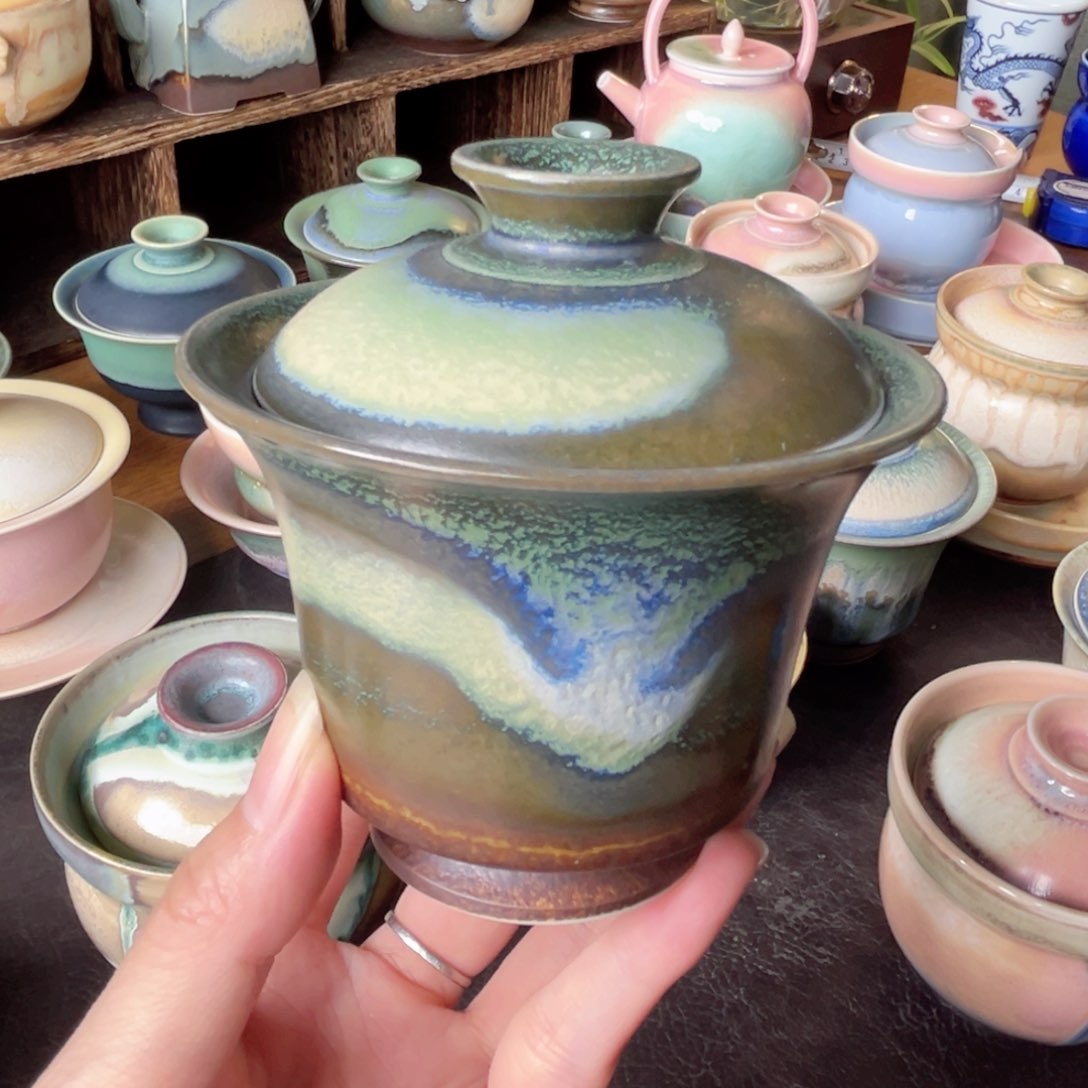 杯青現纯手工柴烧茶器