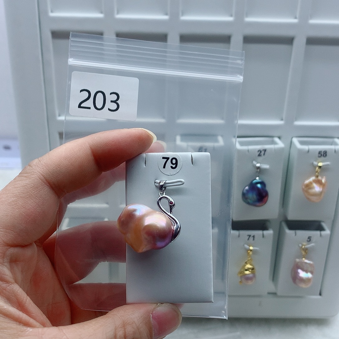 吊坠(不含链)合金淡水珍珠