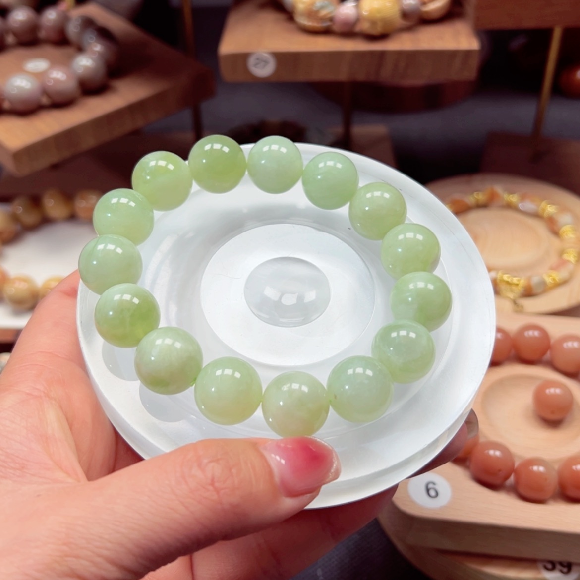 【闪购商品】石英质玉手链未镶嵌西*39