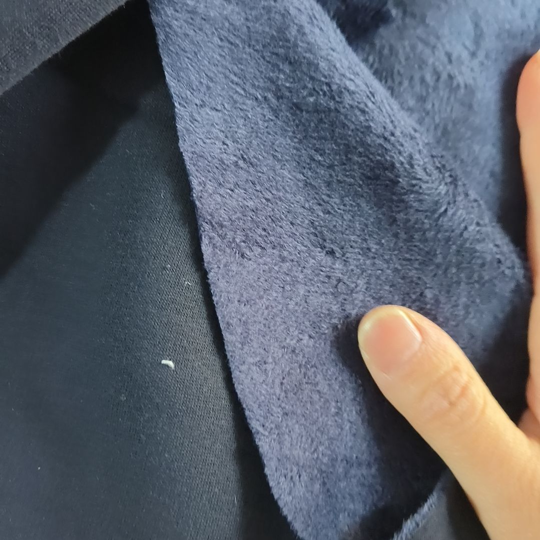 藏青色加绒样布1米