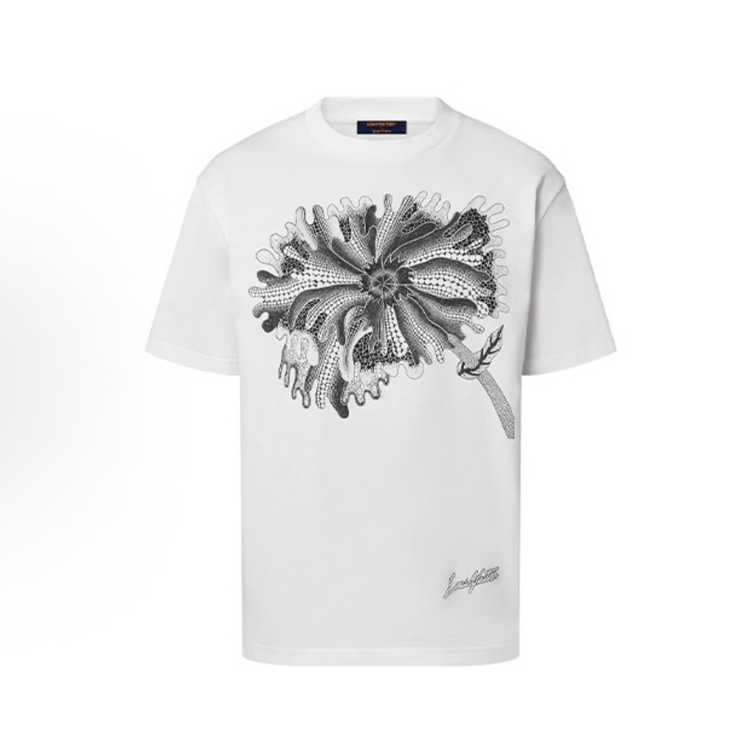 未使用 LouisVuitton/路易威登 XL码/草间弥生短袖（一口价）