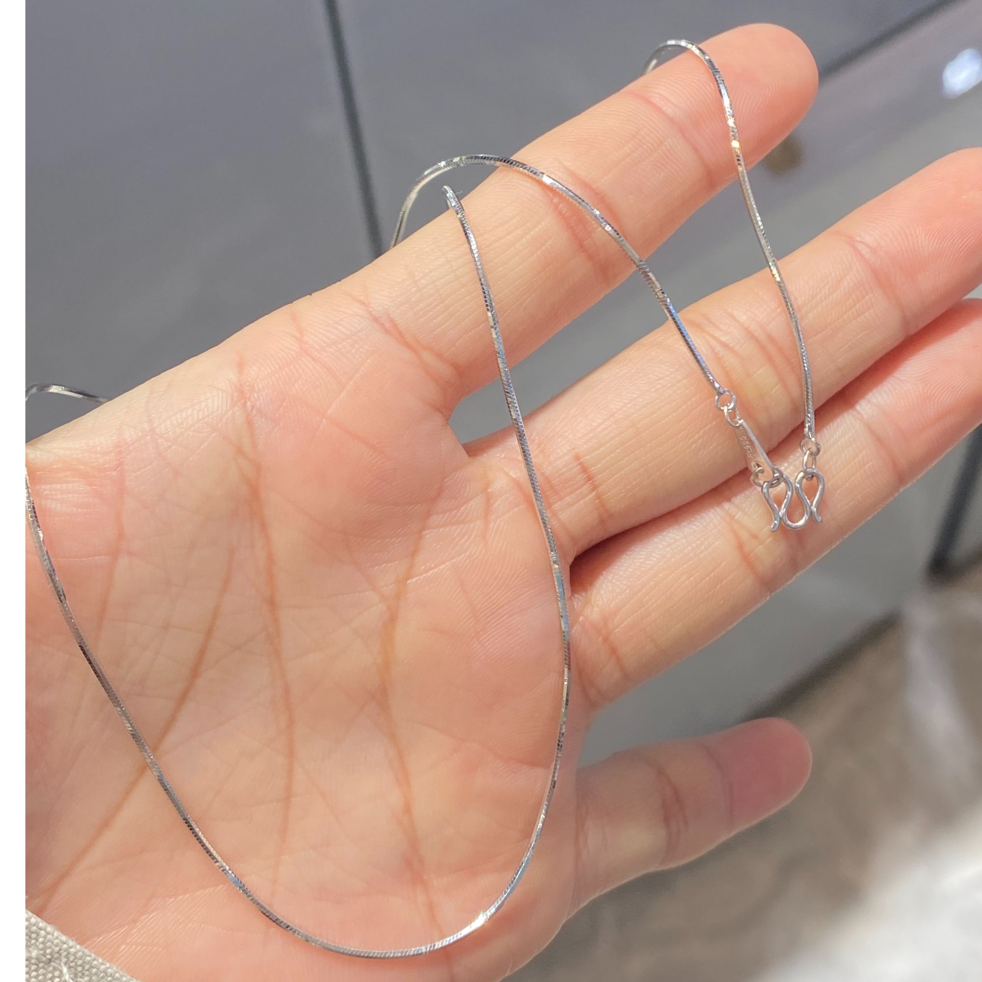 铂金950  蛇骨链