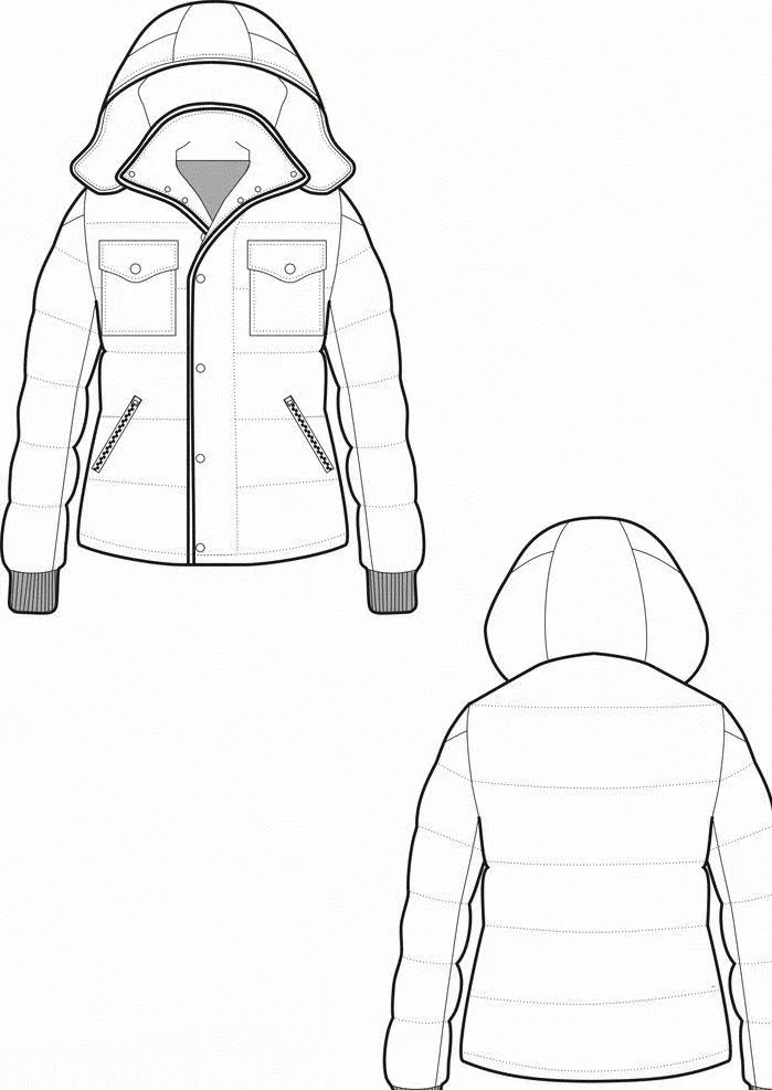 【琳琳好物】巴的袖口可拆卸羽绒服