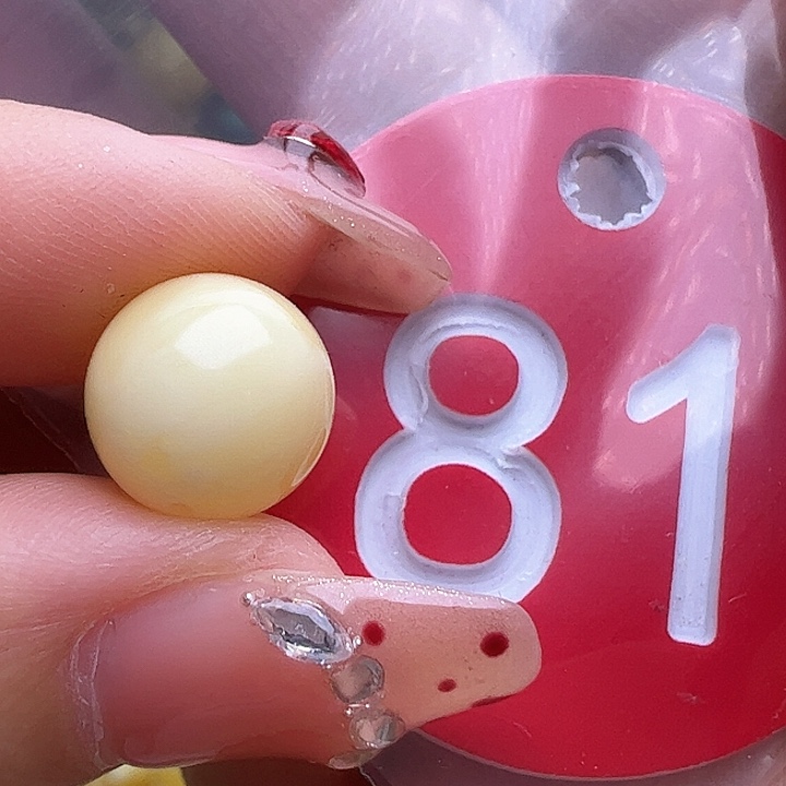 未镶嵌蜜蜡裸石派*星10mm 圆珠