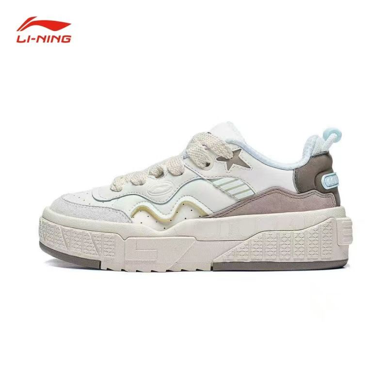 李宁001 UNBLOCK休闲鞋女鞋秋冬舒适软弹厚底增高运动鞋AGCT218