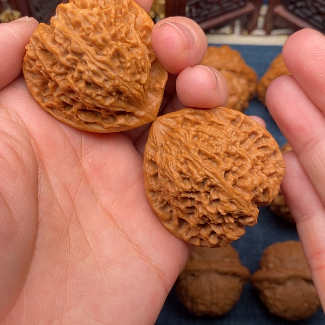 文玩核桃把件筱*42老树三角南疆