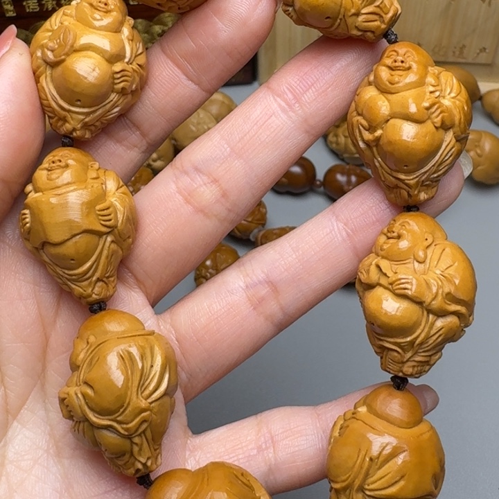橄榄核手串/手链八大弥勒
