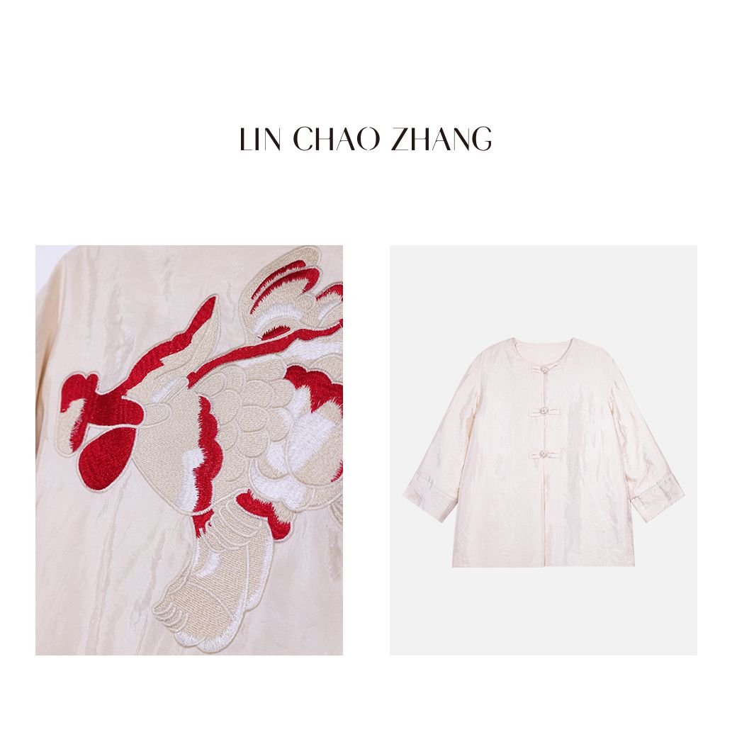 【锦鲤】高定21万针刺绣国风外套 LW230763 LJ240001