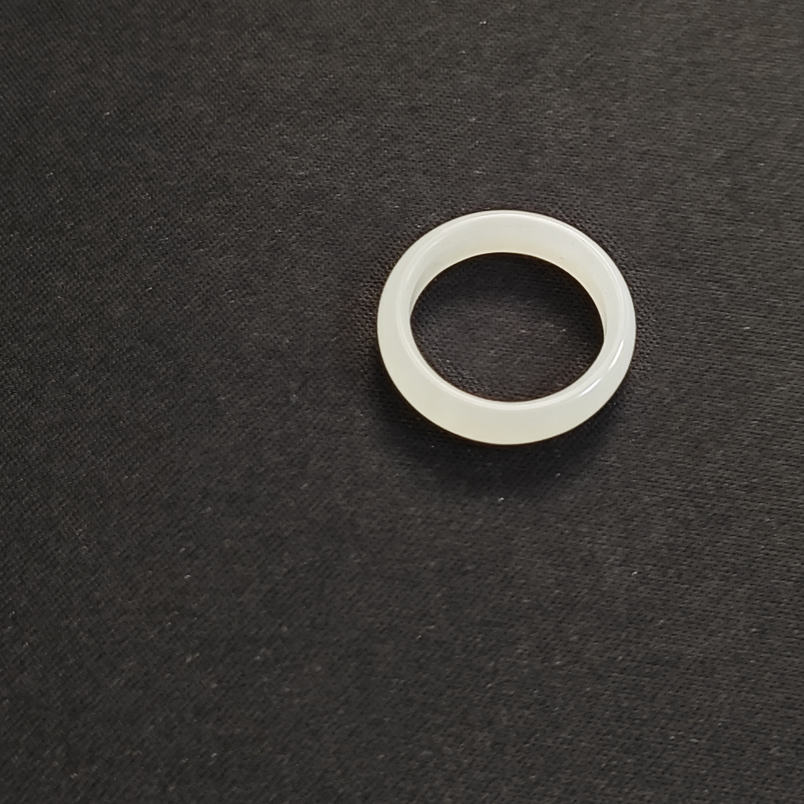 RC0896创汇期和田白玉戒指