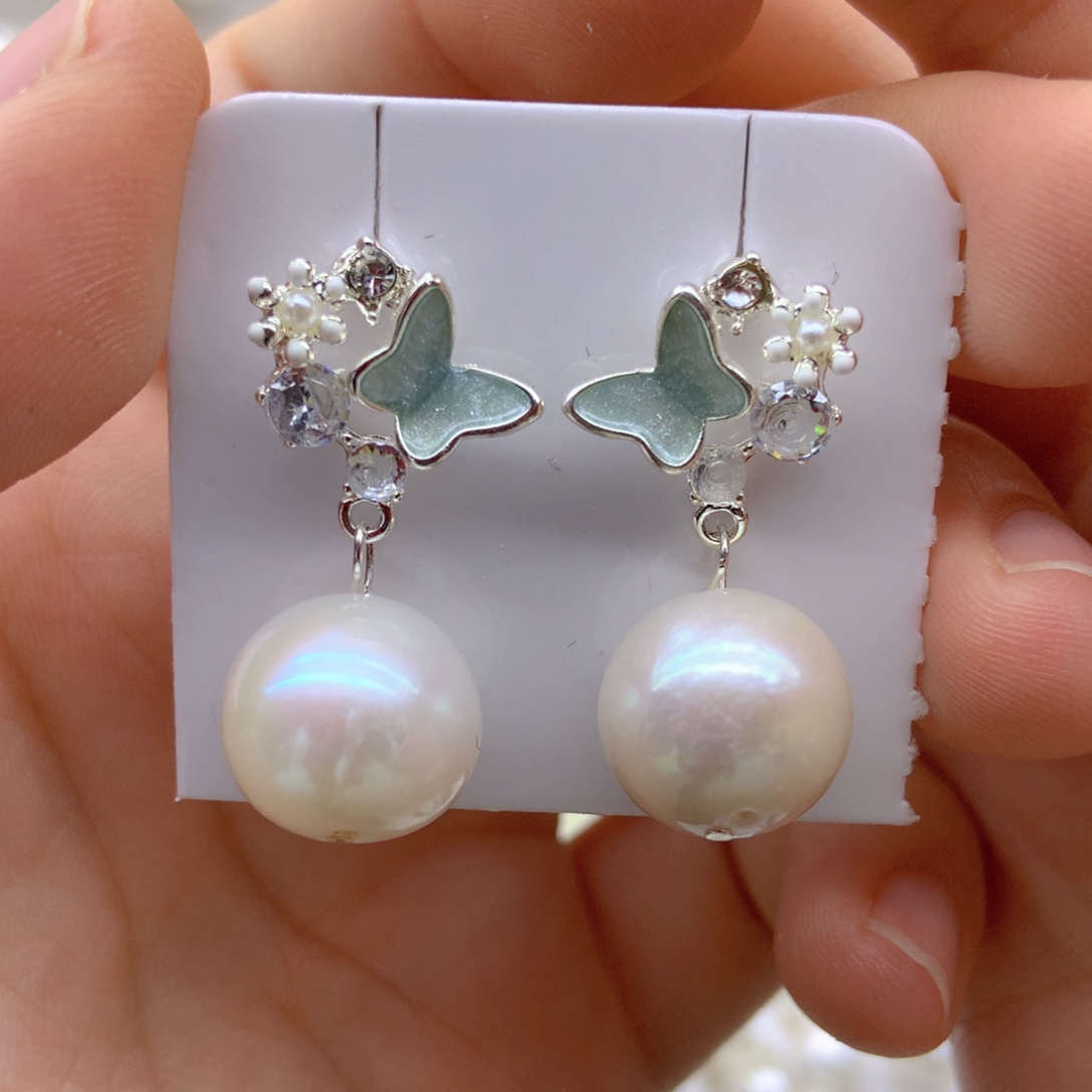 未镶嵌淡水珍珠耳饰