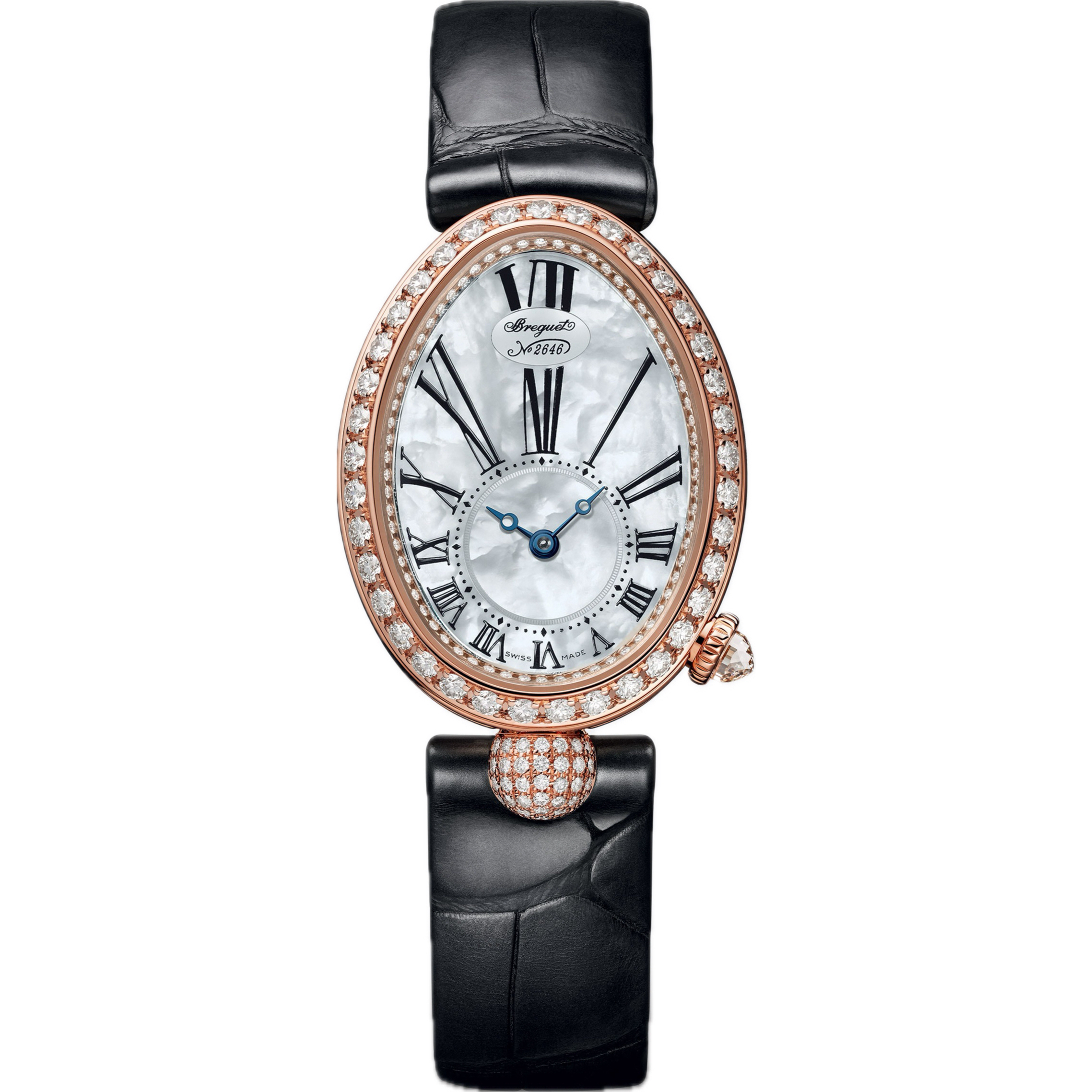 99新 BREGUET/宝玑 那不勒斯皇后8928BR 小号玫瑰金机械 15年全套