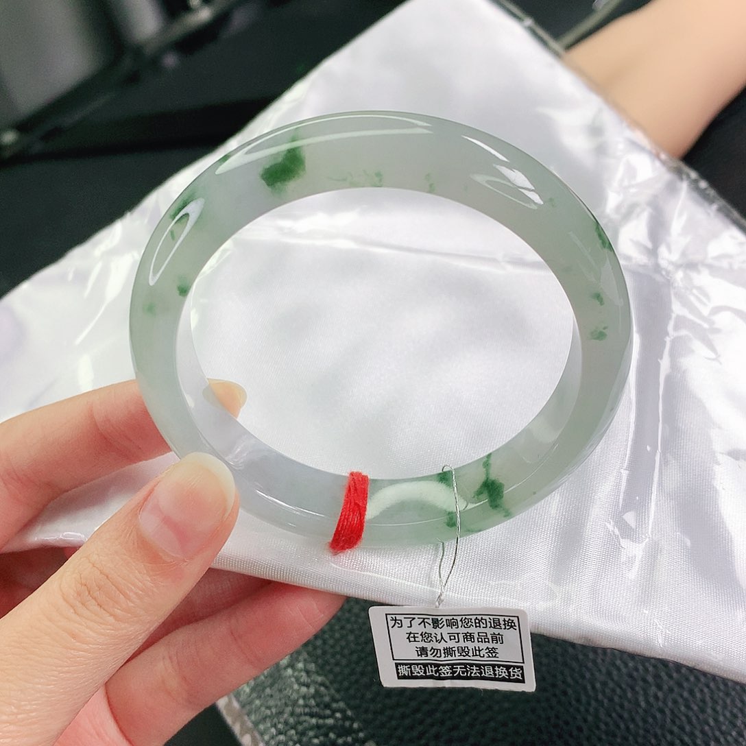 未镶嵌手镯翡翠57圈