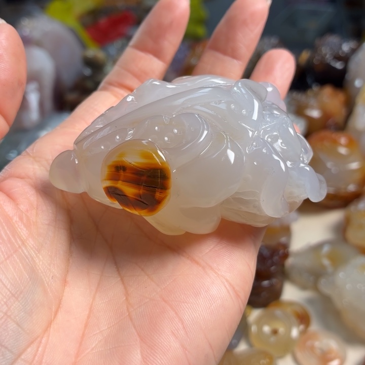 玛瑙/玉髓未镶嵌吊坠(不含链)