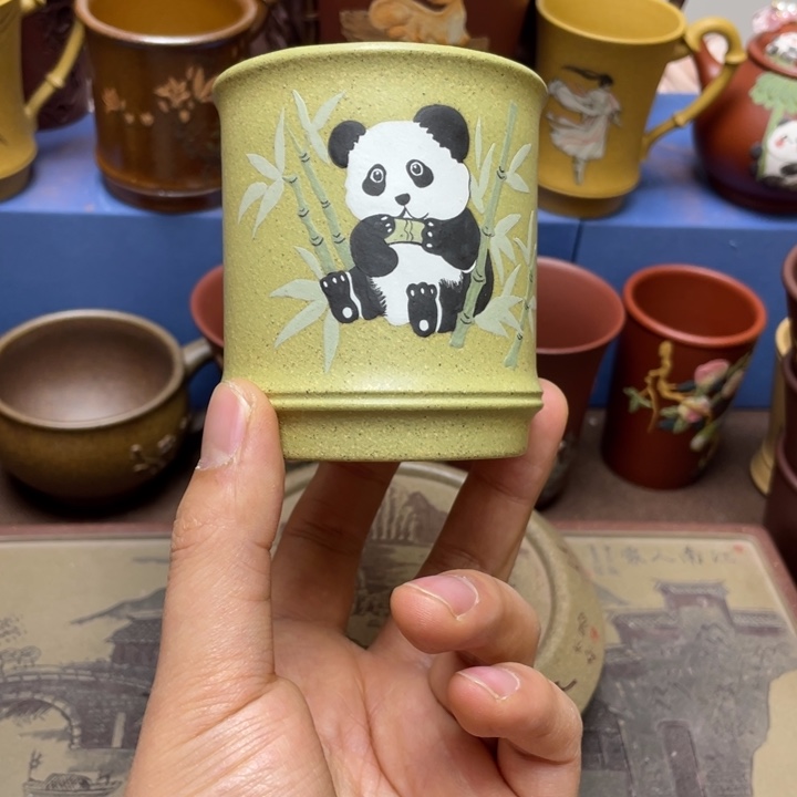 紫砂茶杯紫砂主人杯