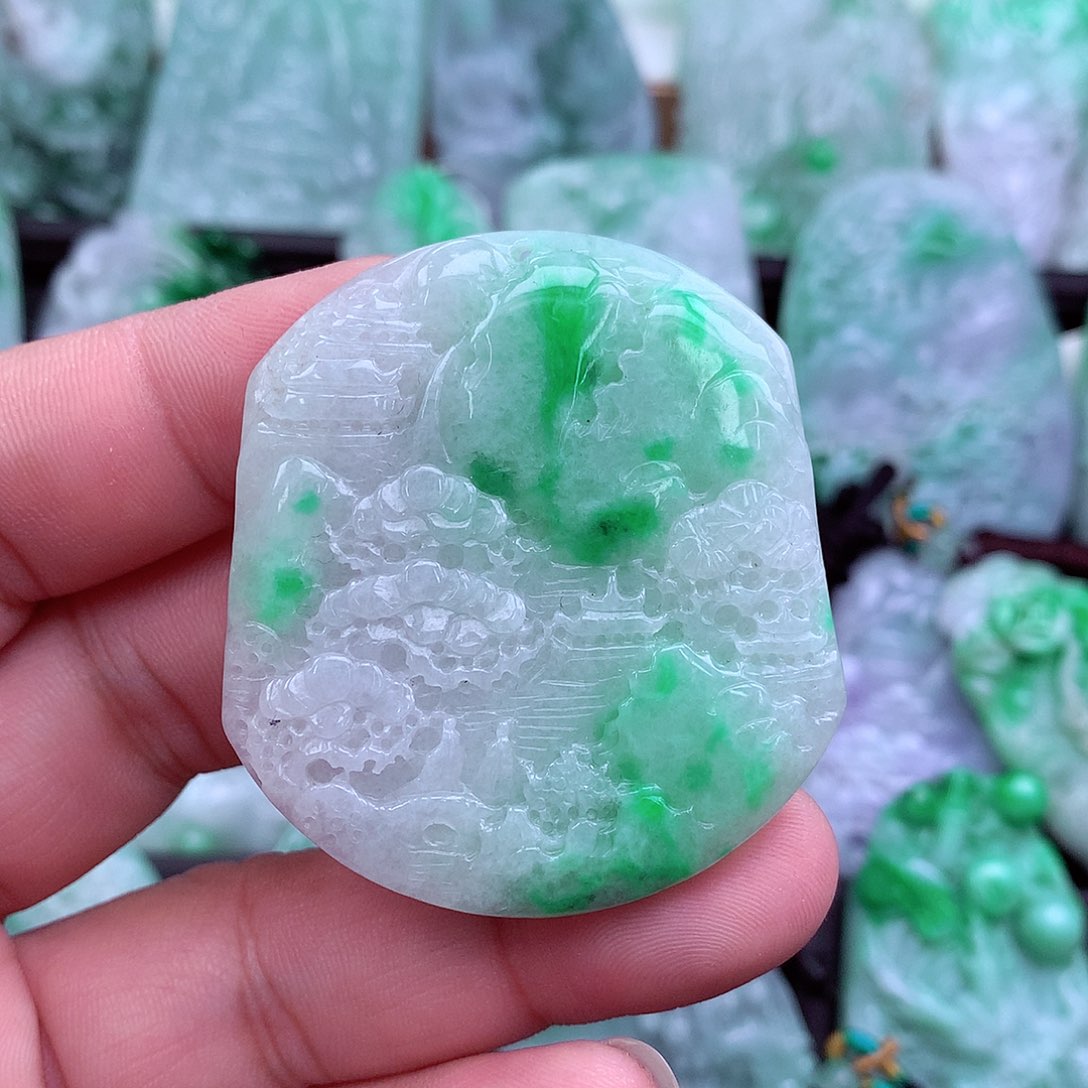 翡翠吊坠(不含链)未镶嵌