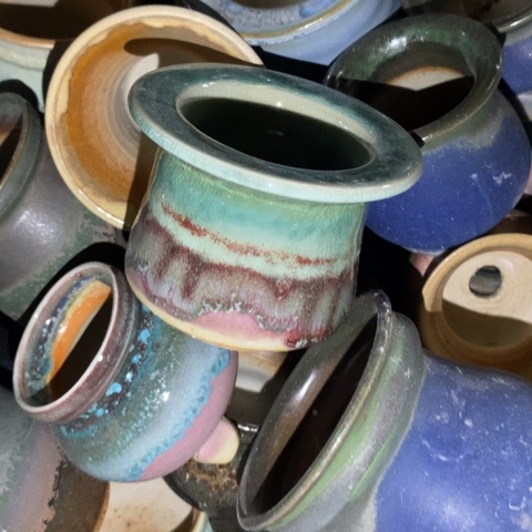 雨***雨罐0071 微瑕38包邮景德镇陶瓷