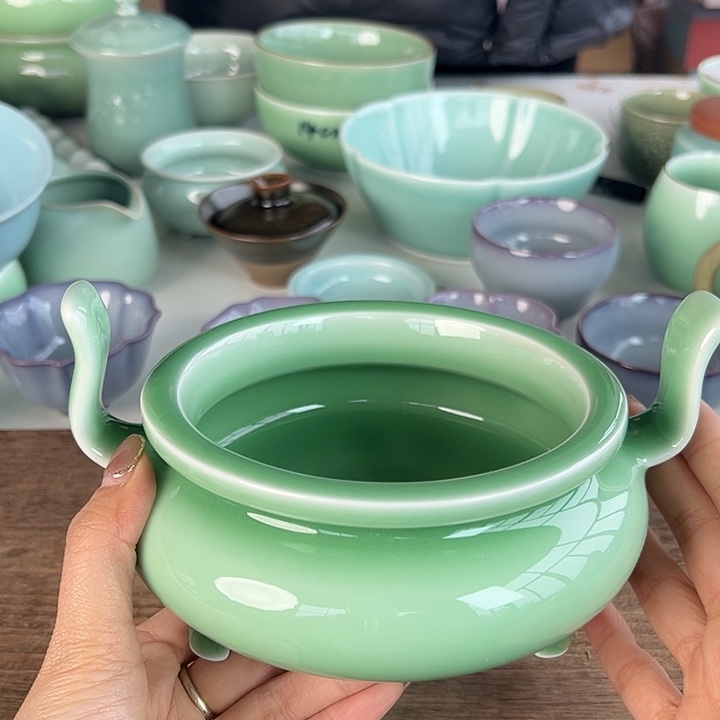 小米茶器龙泉青瓷