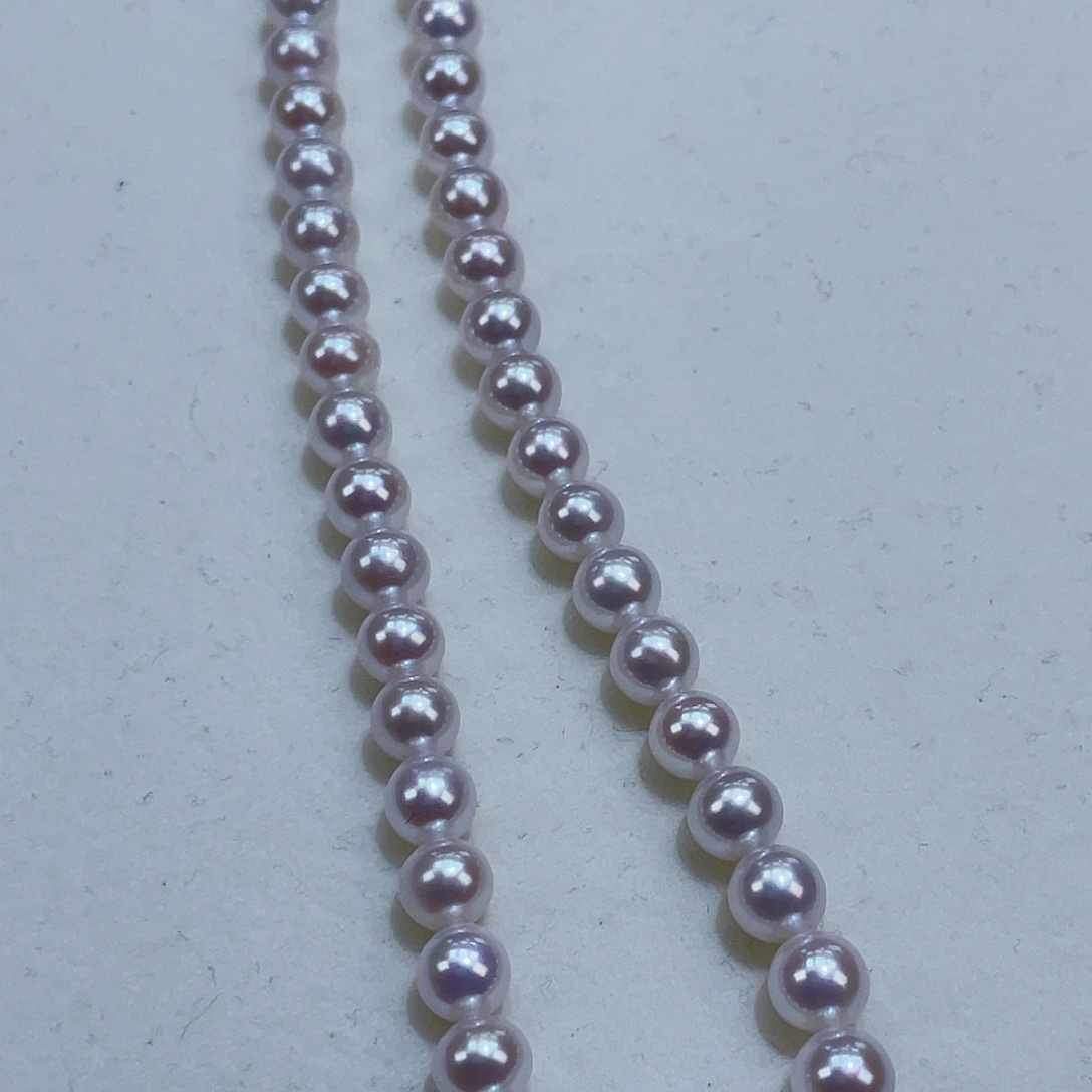 淡水珍珠颈饰银S925镶嵌6m极光新品