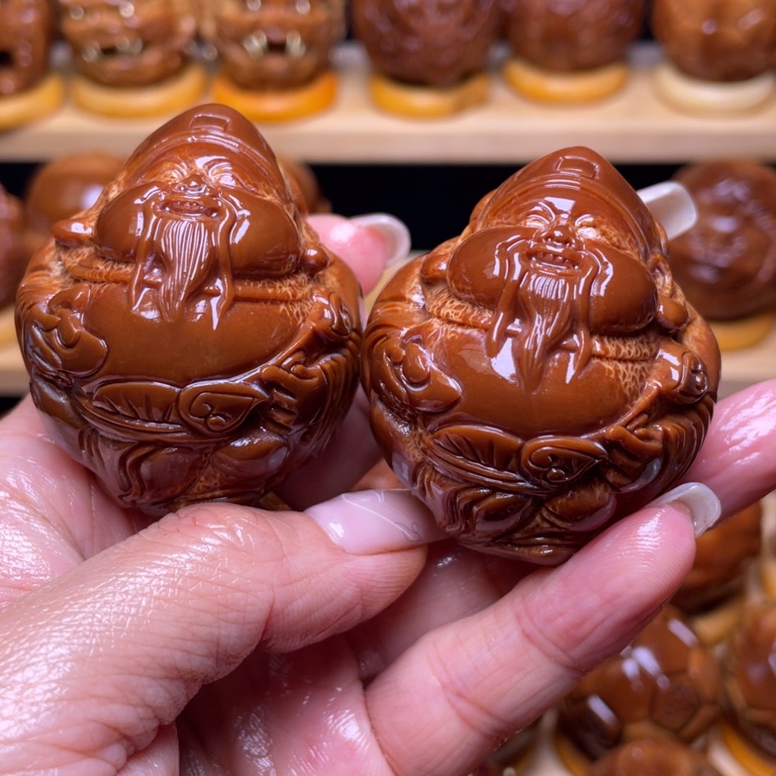 橄榄核把件球*"巴西大橄榄