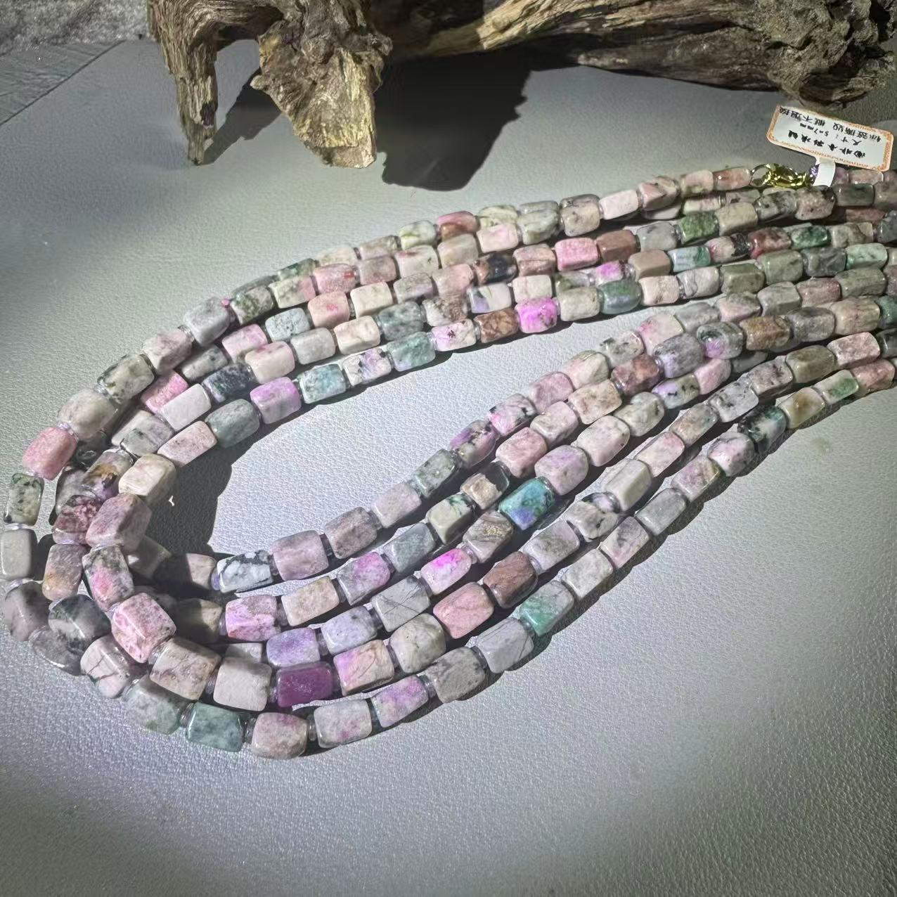 32120212老矿春彩项链5mm （多样性发其一）44
