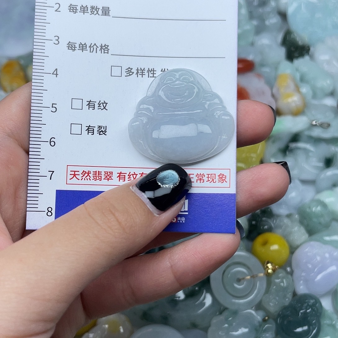 翡翠未镶嵌颈饰633