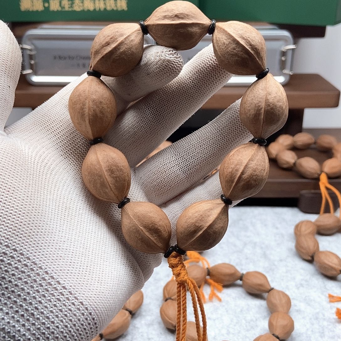 橄榄核手串鬼***r2029三花大籽