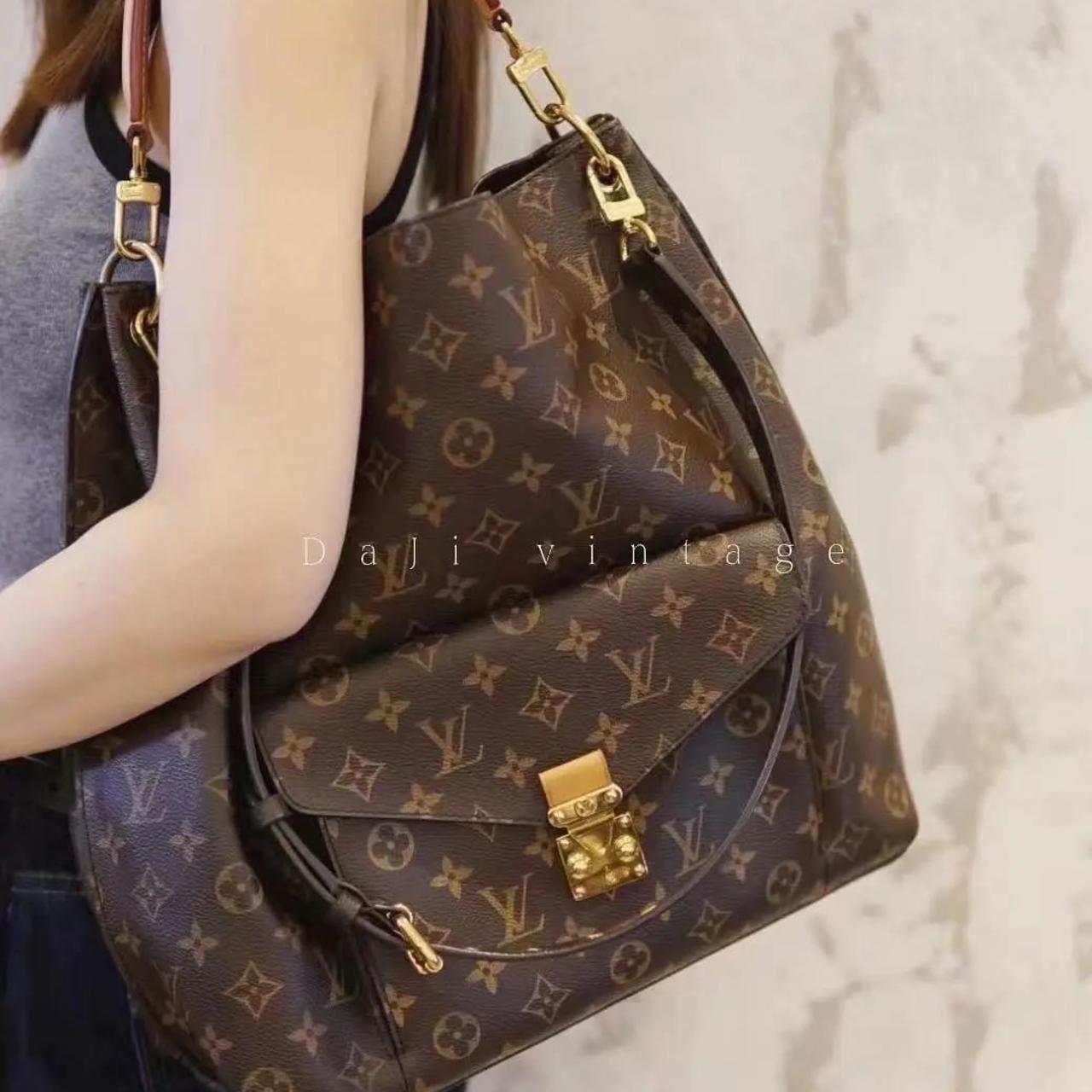 95新 LouisVuitton/路易威登 大吉中古/Lv老花泫雅hobo单肩包