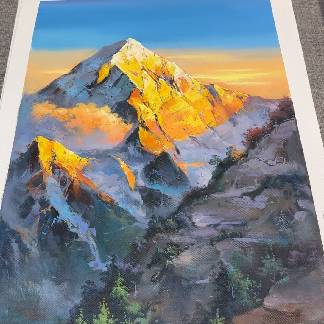 油画你在我心里是个