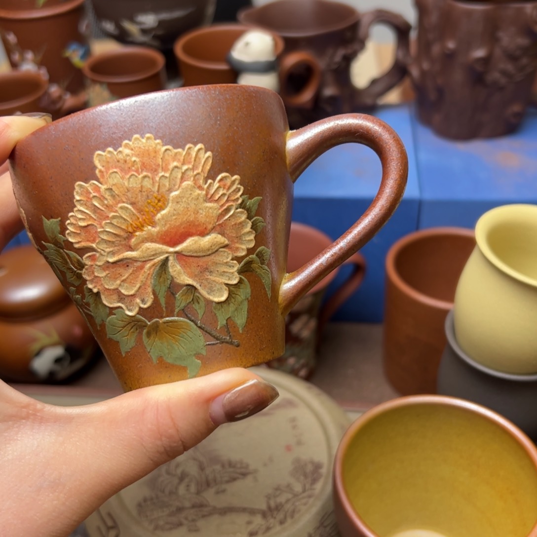 紫砂茶杯紫砂主人杯150c c