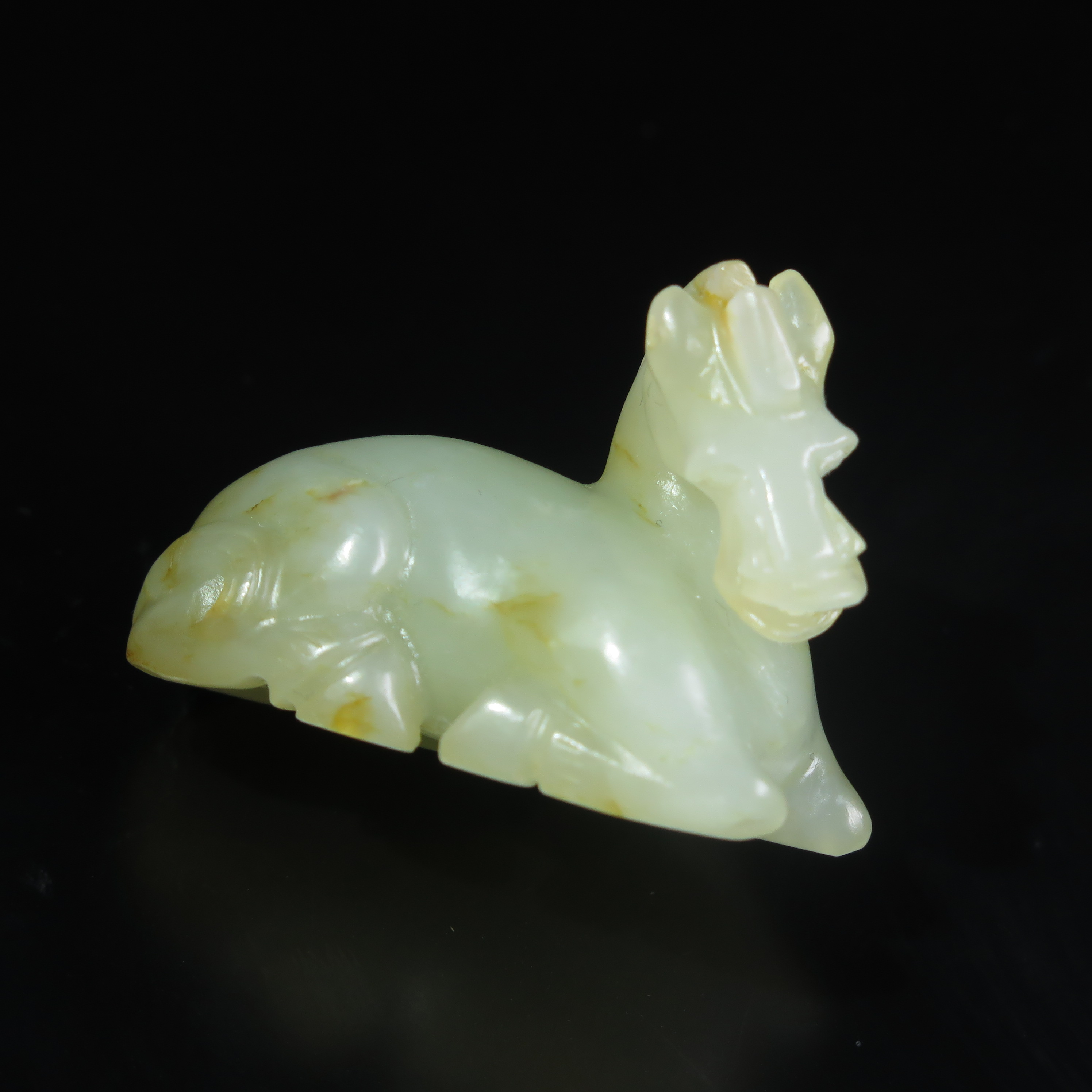 民国玉马/MZ230020/和田玉/民族文物