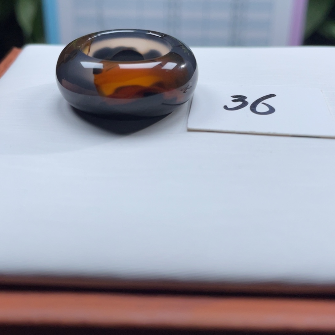 玛瑙/玉髓未镶嵌戒指Z17港14