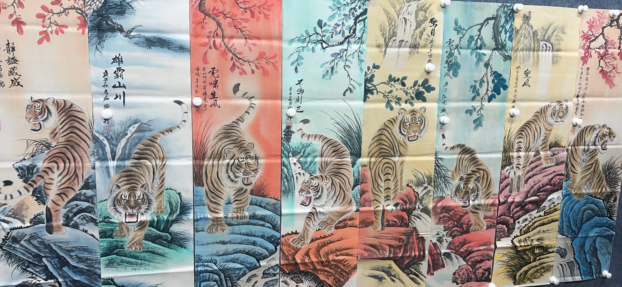 【欢日】精品八条屏装饰画通用链接