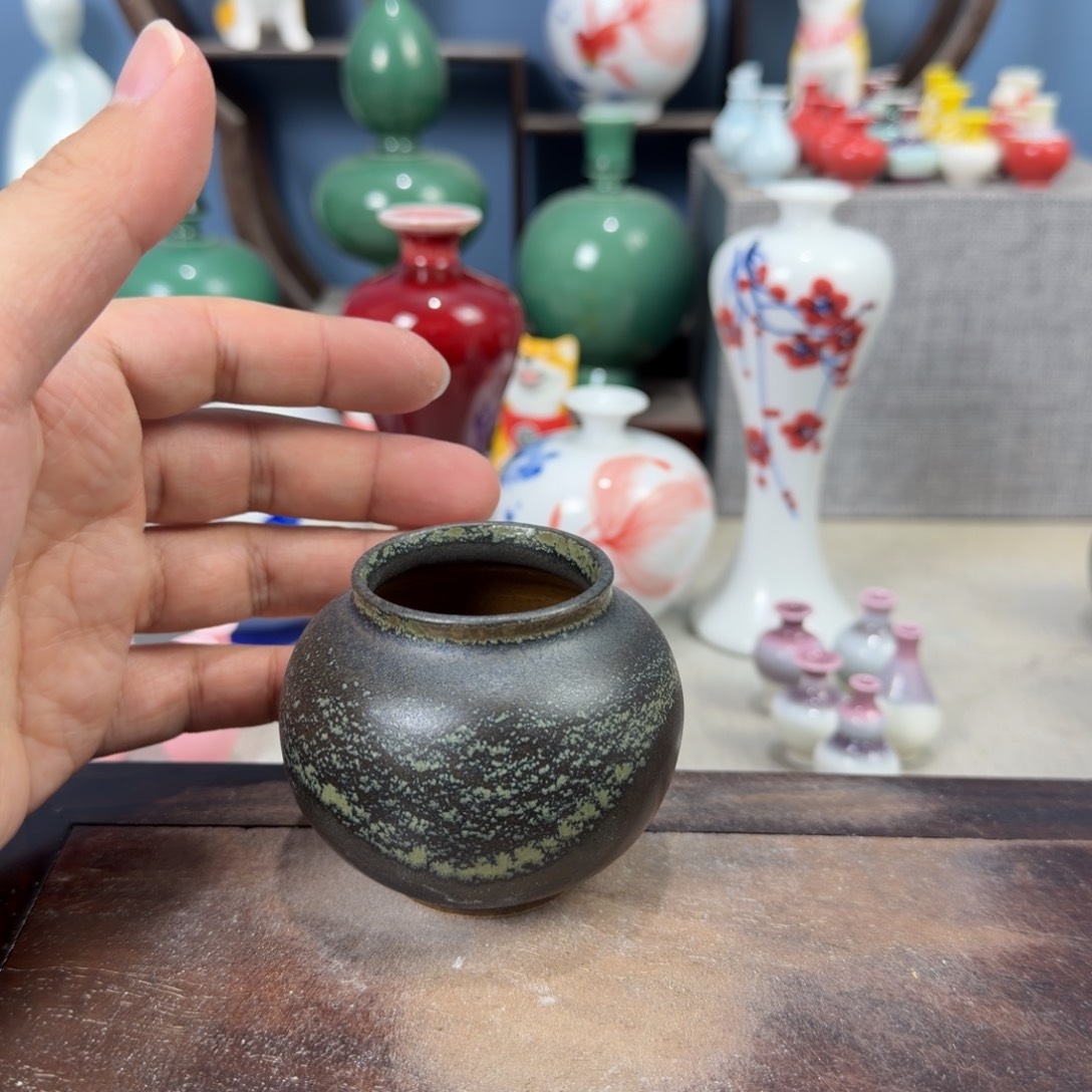陶瓷手工小花器摆件