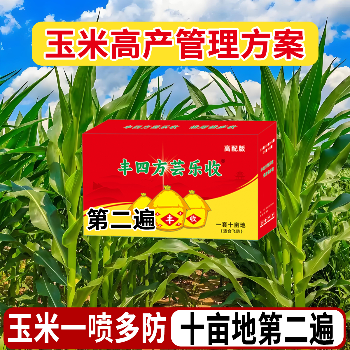 玉米一喷多防十亩地加强款第二遍营养增产