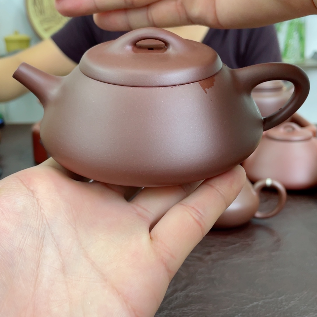 茶壶紫砂纳瓢 底槽清