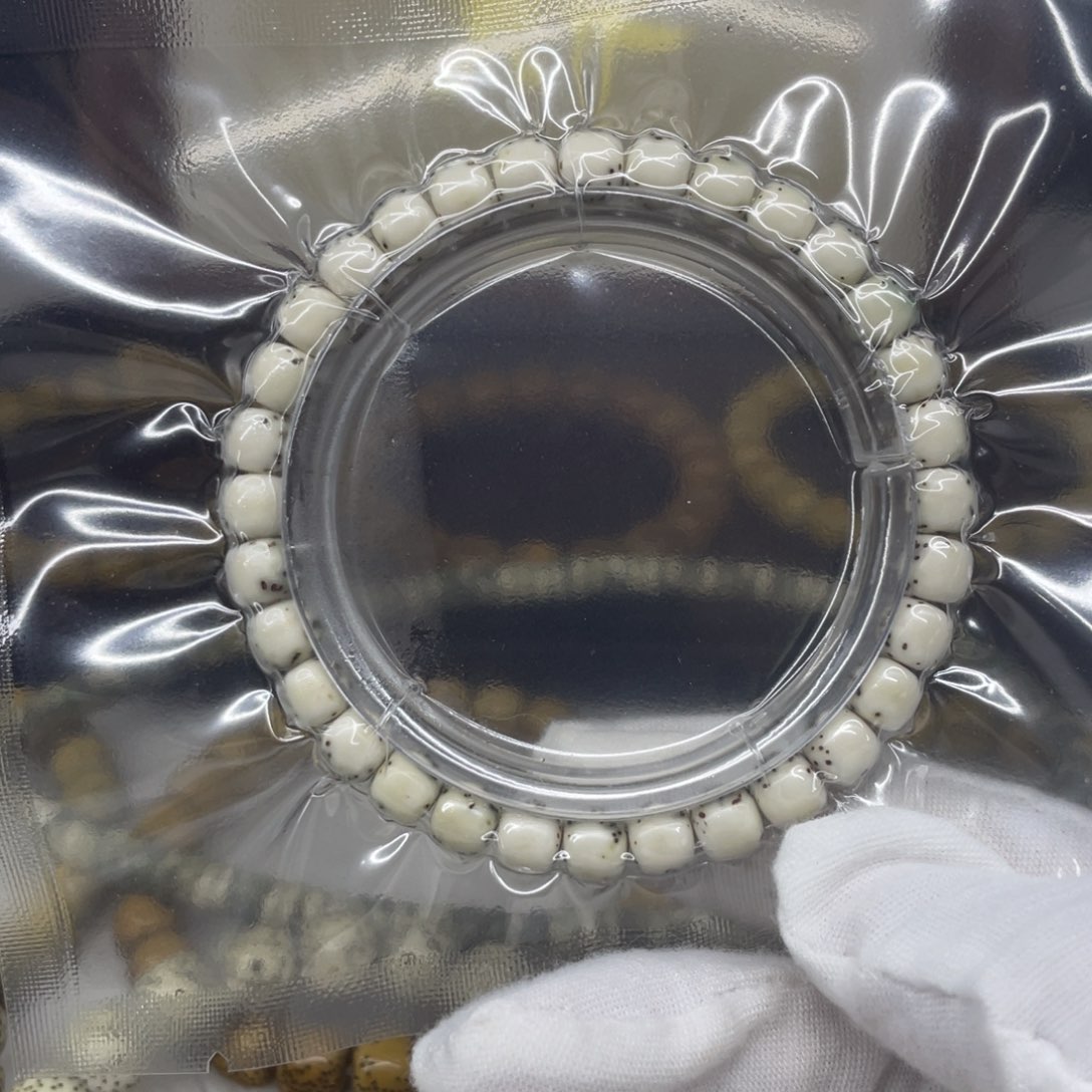 星月菩提手串河豚大留白 7x6