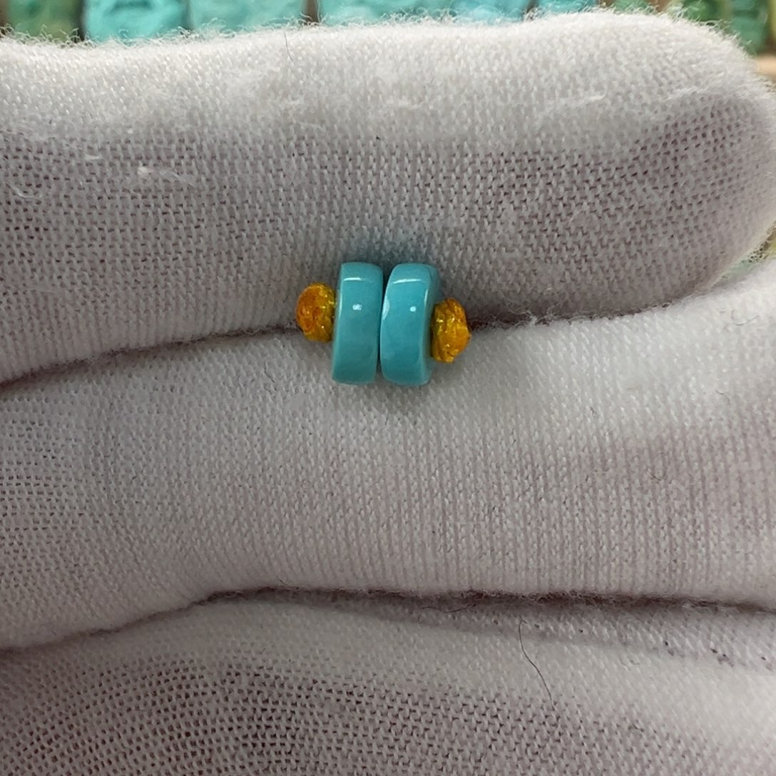 未镶嵌绿松石隔片6mm